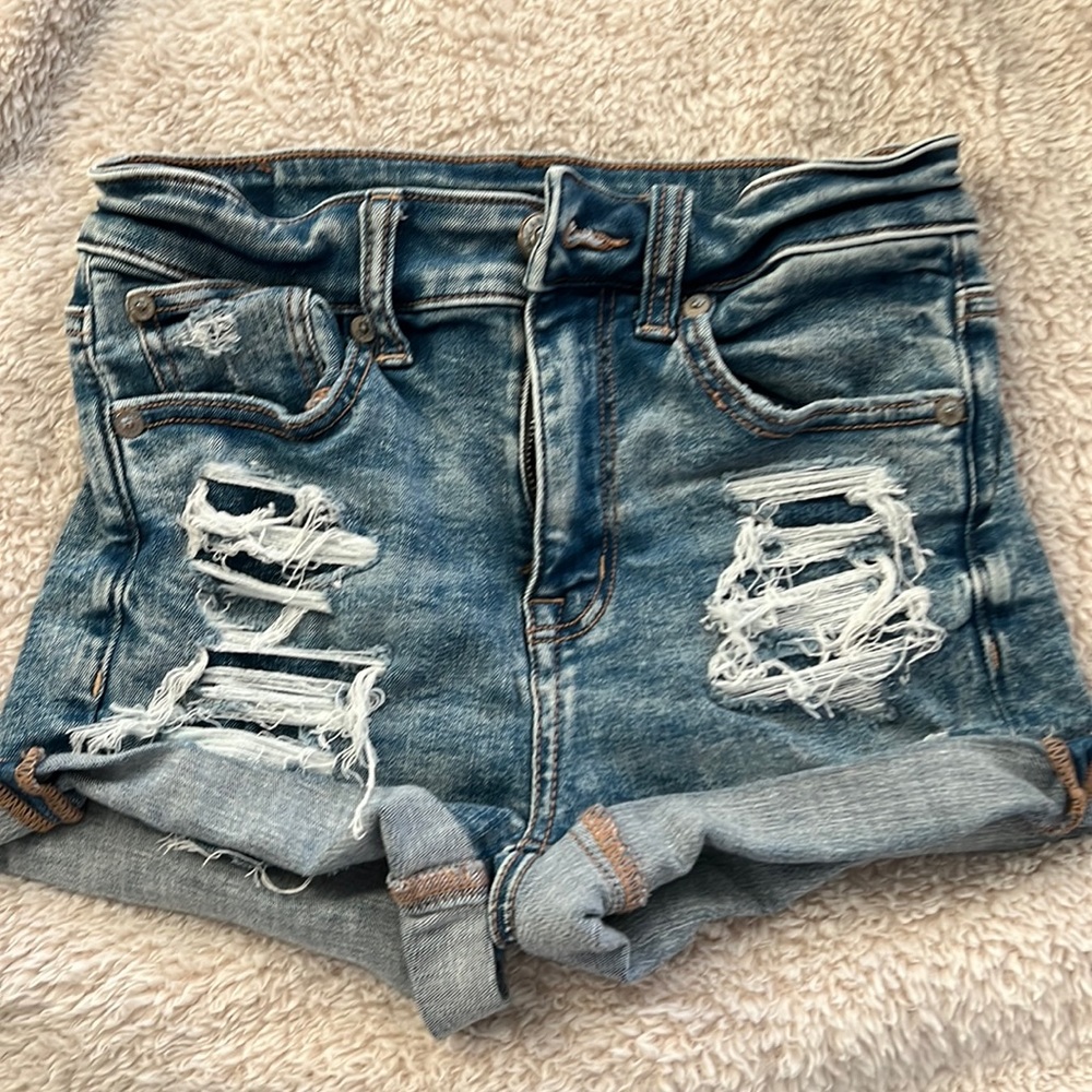 NWOT AE denim shorts